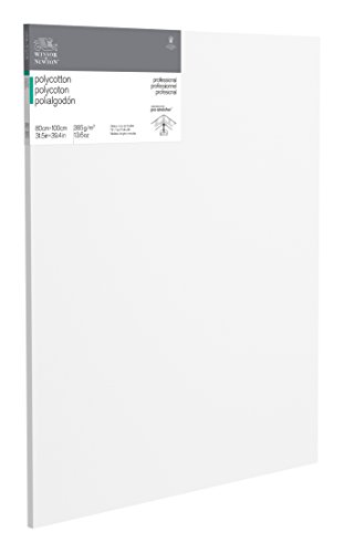 Winsor & Newton 6206040 Professional Keilrahmen aus Baumwollmischgewebe, 385 g/m², 3-fach grundiert, mittlere Körnung, ideal für die Ölfarben und Acrylfarben - 80x100cm Winsor & Newton 6206040 Professional Keilrahmen aus Baumwollmischgewebe, 385 g/m², 3-fach grundiert, mittlere Körnung, ideal für die Ölfarben und Acrylfarben - 80x100cm von Winsor & Newton