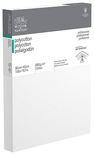 Winsor & Newton 6206052 Professional Keilrahmen Deep Edge aus Baumwollmischgewebe, 385 g/m², 3-fach grundiert, mittlere Körnung, ideal für die Ölfarben und Acrylfarben - 30x40cm Winsor & Newton 6206052 Professional Keilrahmen Deep Edge aus Baumwollmischgewebe, 385 g/m², 3-fach grundiert, mittlere Körnung, ideal für die Ölfarben und Acrylfarben - 30x40cm von Winsor & Newton
