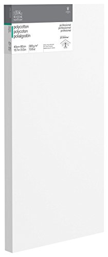 Winsor & Newton 6206057 Professional Keilrahmen Deep Edge aus Baumwollmischgewebe, 385 g/m², 3-fach grundiert, mittlere Körnung, ideal für die Ölfarben und Acrylfarben - 40x80cm Winsor & Newton 6206057 Professional Keilrahmen Deep Edge aus Baumwollmischgewebe, 385 g/m², 3-fach grundiert, mittlere Körnung, ideal für die Ölfarben und Acrylfarben - 40x80cm von Winsor & Newton