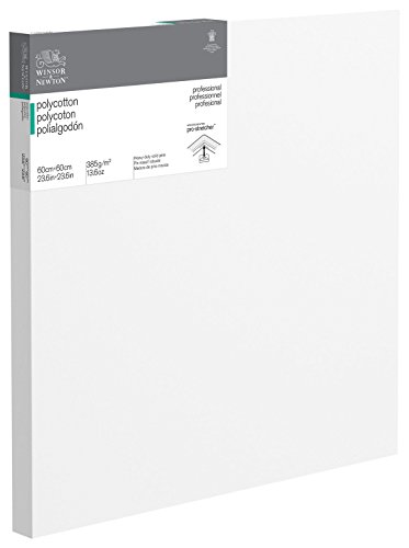 Winsor & Newton 6206062 Professional Keilrahmen Deep Edge aus Baumwollmischgewebe, 385 g/m², 3-fach grundiert, mittlere Körnung, ideal für die Ölfarben und Acrylfarben - 60x60cm Winsor & Newton 6206062 Professional Keilrahmen Deep Edge aus Baumwollmischgewebe, 385 g/m², 3-fach grundiert, mittlere Körnung, ideal für die Ölfarben und Acrylfarben - 60x60cm von Winsor & Newton