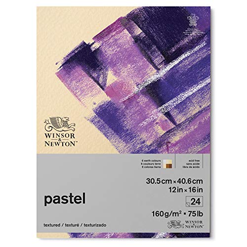 Winsor & Newton 6660770 Pastellpapier im Block mit Erdfarben - 24 Blatt 30,5 x 40,6cm , 160g/m², FSC, Säurefrei, ohne optische Aufheller, archivierbare Qualität, stabil und Alterungsbeständig von Winsor & Newton