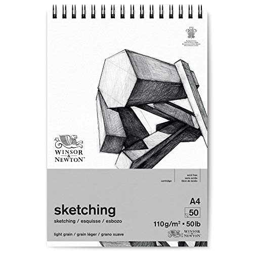 Winsor & Newton 6672002 Skizzenpapier, Extra Weiß, DIN A4 von Winsor & Newton