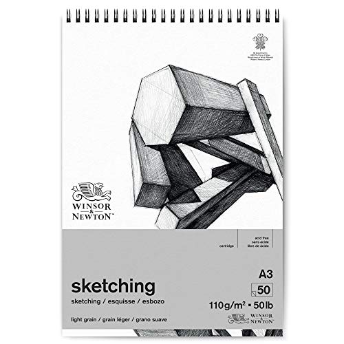 Winsor & Newton 6672003 Skizzenpapier, Extra Weiß, DIN A3 von Winsor & Newton