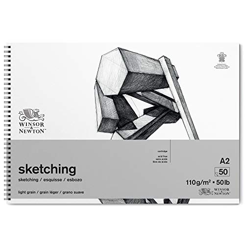 Winsor & Newton 6672004 Skizzenpapier, Extra Weiß, DIN A2 von Winsor & Newton