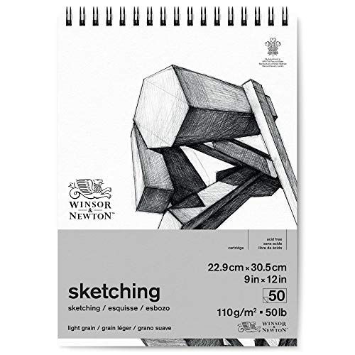 Winsor & Newton 6672006 Skizzenpapier, Extra Weiß, 22,9 x 30,5cm von Winsor & Newton