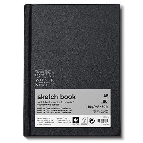 Winsor & Newton 6673014 Skizzenbuch mit 80 Blatt Skizzenpapier, 110 g/m², Hardcover gebunden mit Rückenleimung, mikroperforieten Blättern - DIN A6 Winsor & Newton 6673014 Skizzenbuch mit 80 Blatt Skizzenpapier, 110 g/m², Hardcover gebunden mit Rückenleimung, mikroperforieten Blättern - DIN A6 von Winsor & Newton