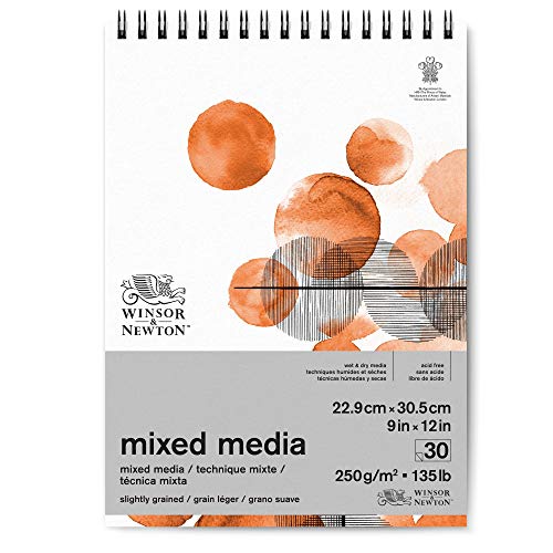 Winsor & Newton 6694006 Mixed Media Papier im Block- 30 Blatt 22,9 x 30,5cm, 250g/m², FSC, Säurefrei, ohne optische Aufheller, stabil und Alterungsbeständig für alle nassen und trockenen Techniken Winsor & Newton 6694006 Mixed Media Papier im Block- 30 Blatt 22,9 x 30,5cm, 250g/m², FSC, Säurefrei, ohne optische Aufheller, stabil und Alterungsbeständig für alle nassen und trockenen Techniken von Winsor & Newton
