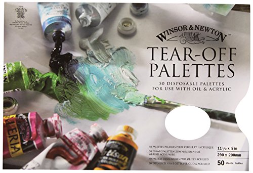 Winsor & Newton 7002018 Abreisspalette Mischpalette, Abreißpalette für Ölfarben und Acrylfarben, 29 x 21 cm von Winsor & Newton