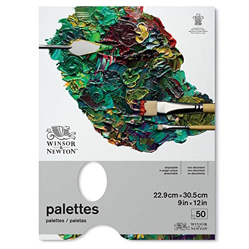Winsor & Newton 7002032 Abreisspalette 50 Blatt - 22,9 x 30,5cm, glatte Polyüberzogene Oberfläche, Ideal für das Anmischen von Ölfarben, Acrylfarben sowie Alkydfarben Winsor & Newton 7002032 Abreisspalette 50 Blatt - 22,9 x 30,5cm, glatte Polyüberzogene Oberfläche, Ideal für das Anmischen von Ölfarben, Acrylfarben sowie Alkydfarben von Winsor & Newton