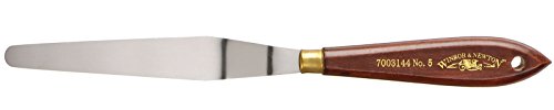 Winsor & Newton 7003144 Malmesser für Acrylfarben & Ölfarben mit elastischer Klinge und ergonomischen Naturholzgriff in Profiqualität - Nr. 5 Winsor & Newton 7003144 Malmesser für Acrylfarben & Ölfarben mit elastischer Klinge und ergonomischen Naturholzgriff in Profiqualität - Nr. 5 von Winsor & Newton