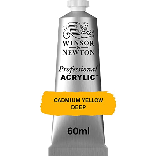 Winsor & Newton 8840464 Professional Acrylfarbe in Künstlerqualität, hohe Farbbrillanz & Deckkraft, Archivqualität, 60ml Tube - Kadmiumgelb Dunkel Winsor & Newton 8840464 Professional Acrylfarbe in Künstlerqualität, hohe Farbbrillanz & Deckkraft, Archivqualität, 60ml Tube - Kadmiumgelb Dunkel von Winsor & Newton