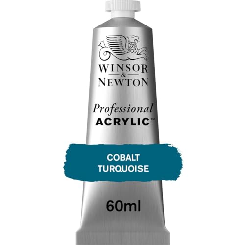 Winsor & Newton 8840468 Professional Acrylfarbe in Künstlerqualität, hohe Farbbrillanz & Deckkraft, Archivqualität, 60ml Tube - Kobalttürkis Winsor & Newton 8840468 Professional Acrylfarbe in Künstlerqualität, hohe Farbbrillanz & Deckkraft, Archivqualität, 60ml Tube - Kobalttürkis von Winsor & Newton