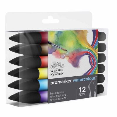 Promarker Aquarellmarker 12 Stück von Winsor & Newton