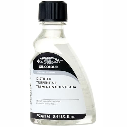 Winsor & Newton Balsam Terpentinöl, Lösungsmittel für Ölfarben - löst als einziges Lösungsmittel auch Dammar Harz, 250ml Flasche Winsor & Newton Balsam Terpentinöl, Lösungsmittel für Ölfarben - löst als einziges Lösungsmittel auch Dammar Harz, 250ml Flasche von Winsor & Newton