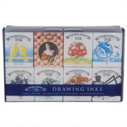 Drawing Ink Zeichentusche Set Henry 8x 14ml Drawing Ink Zeichentusche Set Henry 8x 14ml von Winsor & Newton