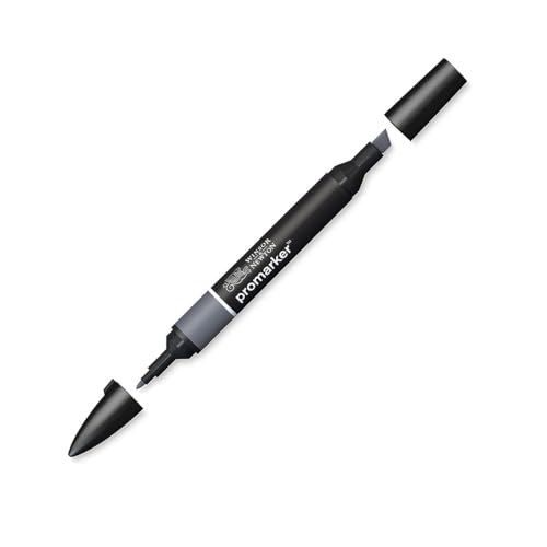 Winsor & Newton " ProMarker " 0203259 - Professioneller Layoutmarker - 2 Spitzen, fein & breit für Zeichnungen, Design & Layouts - Eis Grau 5 von Winsor & Newton