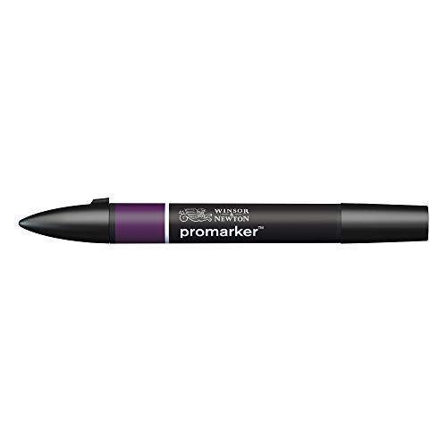 Winsor & Newton " ProMarker " 0203290 - Professioneller Layoutmarker - 2 Spitzen, fein & breit für Zeichnungen, Design & Layouts - Aubergine von Winsor & Newton