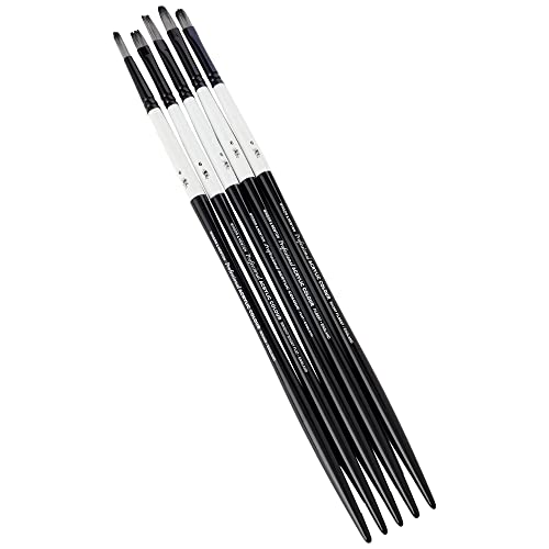 Winsor & Newton Professional Acryl Pinsel langem Griff, 5 Stück Winsor & Newton Professional Acryl Pinsel langem Griff, 5 Stück von Winsor & Newton