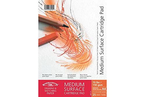 Winsor & Newton Zeichenblock, Papier, A6-25 Blatt, DIN A6-150g/m², Spiralbindung, 25 Winsor & Newton Zeichenblock, Papier, A6-25 Blatt, DIN A6-150g/m², Spiralbindung, 25 von Winsor & Newton