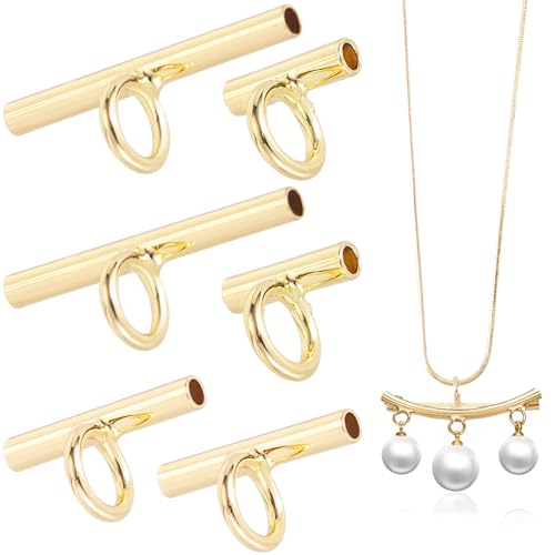 Winsyison Konverter für Brosche auf Anhänger, Messingstift auf Anhänger, 3 Größen, Pin-Halsketten-Adapter für Schmuckherstellung, Gold, 6 Stück Winsyison Konverter für Brosche auf Anhänger, Messingstift auf Anhänger, 3 Größen, Pin-Halsketten-Adapter für Schmuckherstellung, Gold, 6 Stück von Winsyison