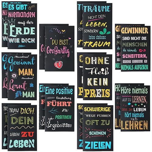 Winter Shore 20 Stk Inspirierende Notizblöcke mit Spruch- Kleine Notizbücher im Taschenbuch Format, Notizbuch Liniert, Notizbuch Geschenk, Bunter Einband & Motivierende Zitate - 12,5 x 8 cm Winter Shore 20 Stk Inspirierende Notizblöcke mit Spruch- Kleine Notizbücher im Taschenbuch Format, Notizbuch Liniert, Notizbuch Geschenk, Bunter Einband & Motivierende Zitate - 12,5 x 8 cm von Winter Shore