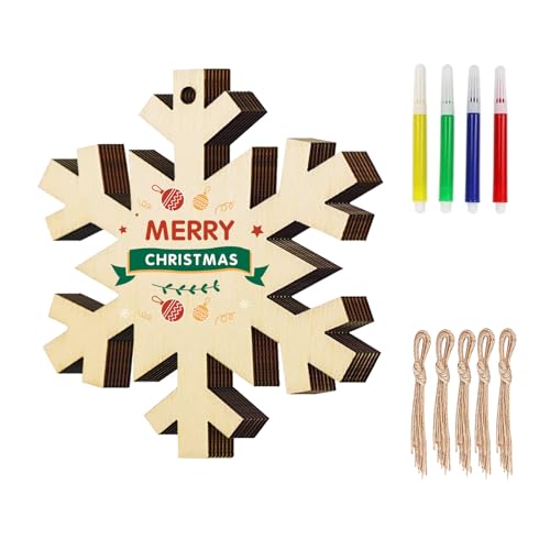 36 Stück Schneeflocken Holzanhänger Basteln Weihnachten Kinder mit Juteseil & Marker,DIY Weihnachten Deko Holz zum Bemalen Weihnachtsbaumschmuck Bastelset Weihnachtsbasteln kinder Weihnachtsdeko 36 Stück Schneeflocken Holzanhänger Basteln Weihnachten Kinder mit Juteseil & Marker,DIY Weihnachten Deko Holz zum Bemalen Weihnachtsbaumschmuck Bastelset Weihnachtsbasteln kinder Weihnachtsdeko von Winwild