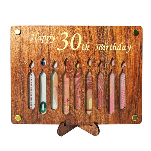 Winwild 30 Geldgeschenke Geburtstag Frauen Männer- Happy Birthday - Kreatives Geschenke zum 30 Geburtstag Geldgeschenke Verpackung Geburtstagskarte aus Holz Geburtstag Tischdeko Winwild 30 Geldgeschenke Geburtstag Frauen Männer- Happy Birthday - Kreatives Geschenke zum 30 Geburtstag Geldgeschenke Verpackung Geburtstagskarte aus Holz Geburtstag Tischdeko von Winwild
