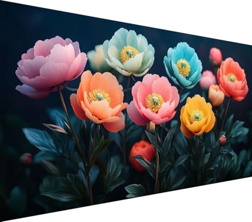 Diamond Painting Blume, Farbe Diamant Painting Bilder Erwachsene, 5D Runder Vollbohrer Diamond Art Erwachsene Bastelset, Stickerei Kreuzstich Bilder, Wanddeko, Weihnachtsgeschen, 70x120cm,Model296 Diamond Painting Blume, Farbe Diamant Painting Bilder Erwachsene, 5D Runder Vollbohrer Diamond Art Erwachsene Bastelset, Stickerei Kreuzstich Bilder, Wanddeko, Weihnachtsgeschen, 70x120cm,Model296 von Wionheng