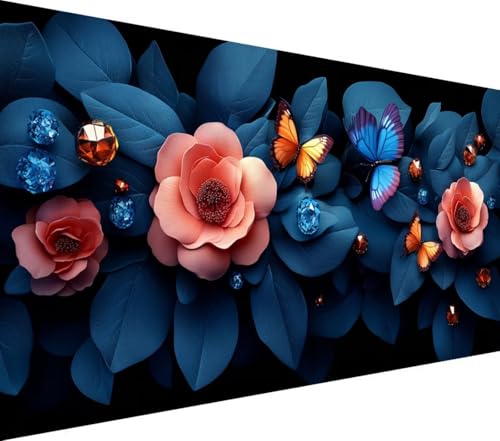 Diamond Painting Blume, Schmetterling Diamant Painting Bilder Erwachsene, 5D Vollbohrer Diamond Art Erwachsene Bastelset, Stickerei Kreuzstich Bilder, Wanddeko, Weihnachtsgeschen, 100x200cm,Model317 Diamond Painting Blume, Schmetterling Diamant Painting Bilder Erwachsene, 5D Vollbohrer Diamond Art Erwachsene Bastelset, Stickerei Kreuzstich Bilder, Wanddeko, Weihnachtsgeschen, 100x200cm,Model317 von Wionheng