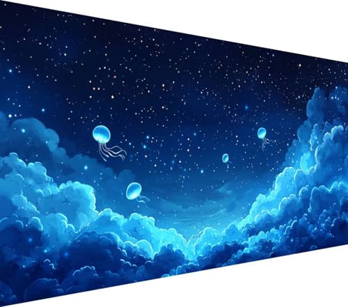 Diamond Painting Erwachsene Mond Diamond Art Sternenhimmel Diamant Painting Bilder Kinder Anfänger Mosaikherstellung Stickerei Kreuzstich Bilder Bastelset für Wanddeko Schlafzimmer 100x300cm,Model366 von Wionheng