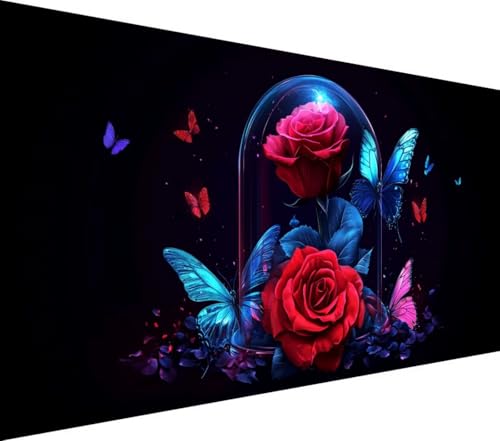 Diamond Painting Erwachsene Rose Diamond Art Schmetterling Diamant Painting Bilder Kinder Anfänger Mosaikherstellung Stickerei Kreuzstich Bilder Bastelset für Wanddeko Schlafzimmer 80x160cm,Model372 Diamond Painting Erwachsene Rose Diamond Art Schmetterling Diamant Painting Bilder Kinder Anfänger Mosaikherstellung Stickerei Kreuzstich Bilder Bastelset für Wanddeko Schlafzimmer 80x160cm,Model372 von Wionheng