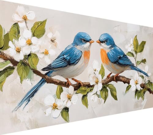 Diamond Painting Vogel, Blume Diamant Painting Bilder Erwachsene, 5D Runder Vollbohrer Diamond Art Erwachsene Bastelset, Stickerei Kreuzstich Bilder, Wanddeko, Weihnachtsgeschen, 90x150cm,Model344 Diamond Painting Vogel, Blume Diamant Painting Bilder Erwachsene, 5D Runder Vollbohrer Diamond Art Erwachsene Bastelset, Stickerei Kreuzstich Bilder, Wanddeko, Weihnachtsgeschen, 90x150cm,Model344 von Wionheng