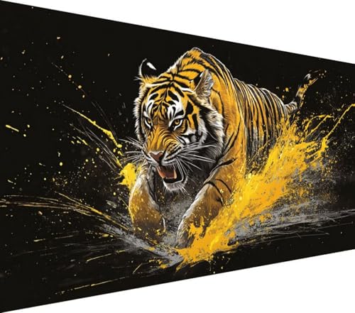 Tiger Diamond Painting Erwachsene Groß XXL 100x300cm, 5D Diamant Painting Bilder Kunst, Diamant Malerei Erwachsene Mosaikherstellung Bastelset für Zimmer Deko Wohnzimmer, Geschenke für Frauen,Model349 Tiger Diamond Painting Erwachsene Groß XXL 100x300cm, 5D Diamant Painting Bilder Kunst, Diamant Malerei Erwachsene Mosaikherstellung Bastelset für Zimmer Deko Wohnzimmer, Geschenke für Frauen,Model349 von Wionheng