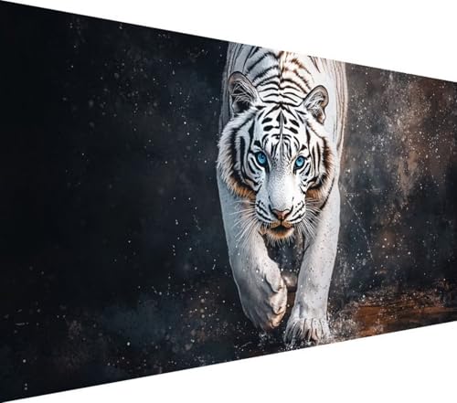 Tiger Diamond Painting Erwachsene Groß XXL 80x160cm, 5D Diamant Painting Bilder Weiß, Diamant Malerei Erwachsene Mosaikherstellung Bastelset für Zimmer Deko Wohnzimmer, Geschenke für Frauen,Model322 Tiger Diamond Painting Erwachsene Groß XXL 80x160cm, 5D Diamant Painting Bilder Weiß, Diamant Malerei Erwachsene Mosaikherstellung Bastelset für Zimmer Deko Wohnzimmer, Geschenke für Frauen,Model322 von Wionheng