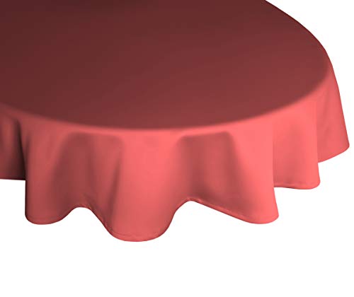 Wirth Tischdecke rund, rot, 160x160 cm von Wirth