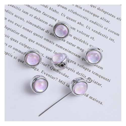 Wisafory 10 Stück Acrylperlen Abstandshalter lose Perlen mit Metallischer Rand Bunte Bastelperlen für Schmuckherstellung, Armband, Halskette, Ohrringe, Bastelarbeiten Doppelseitiger Kreis Rosa Wisafory 10 Stück Acrylperlen Abstandshalter lose Perlen mit Metallischer Rand Bunte Bastelperlen für Schmuckherstellung, Armband, Halskette, Ohrringe, Bastelarbeiten Doppelseitiger Kreis Rosa von Wisafory