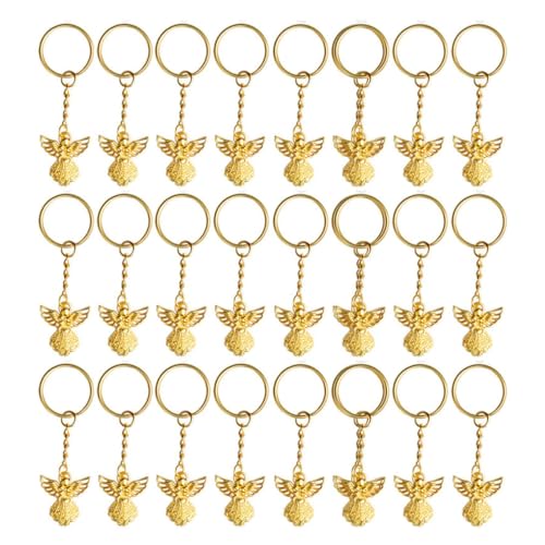 Wisafory 10 Stück Schutzengel Anhänger Engel Schlüsselanhänger Glücksbringer Engel Flügel Charme Anhänger Gastgeschenke Deko für Hochzeit, Kommunion, Taufe, Geburtstag, Weihnachten Gold 10pcs Wisafory 10 Stück Schutzengel Anhänger Engel Schlüsselanhänger Glücksbringer Engel Flügel Charme Anhänger Gastgeschenke Deko für Hochzeit, Kommunion, Taufe, Geburtstag, Weihnachten Gold 10pcs von Wisafory