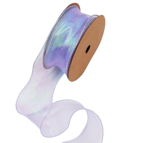 Wisafory 10 Yards Organzaband Dekoband Geschenkband Schimmernd Organza Band mit Drahtkante Schleifenband Stoffband Organza Bänder Bastelband für Blumensträuße Geschenkverpackung Violett 4cm Wisafory 10 Yards Organzaband Dekoband Geschenkband Schimmernd Organza Band mit Drahtkante Schleifenband Stoffband Organza Bänder Bastelband für Blumensträuße Geschenkverpackung Violett 4cm von Wisafory