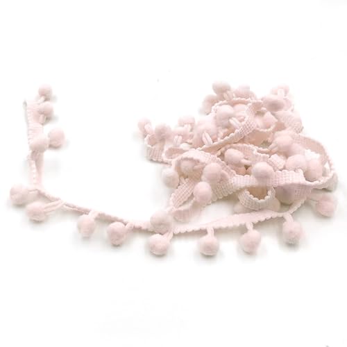 Wisafory 10 Yards Pompon Borte Dekoband Bommelborte Bommelband Fransenband Pomponborte zum Nähen Bommel Fringe Trim Pom Poms Zierborte Nähband für DIY Basteln Kleidung Dekoration Hellrosa Wisafory 10 Yards Pompon Borte Dekoband Bommelborte Bommelband Fransenband Pomponborte zum Nähen Bommel Fringe Trim Pom Poms Zierborte Nähband für DIY Basteln Kleidung Dekoration Hellrosa von Wisafory