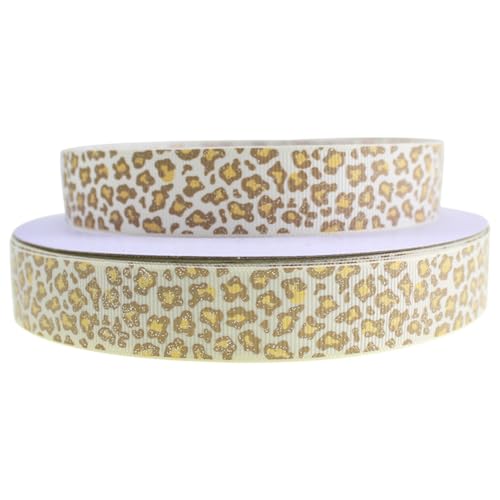 Wisafory 10 Yards Ripsband mit Leopardenmuster Satinband Vintage Geschenkband Schleifenband Dekoband Bastelband für Basteln Haarschleifen Geschenkverpackungen Tischdeko Zimmerdeko Beige 2.2cm Wisafory 10 Yards Ripsband mit Leopardenmuster Satinband Vintage Geschenkband Schleifenband Dekoband Bastelband für Basteln Haarschleifen Geschenkverpackungen Tischdeko Zimmerdeko Beige 2.2cm von Wisafory