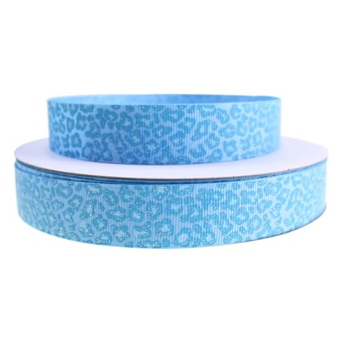 Wisafory 10 Yards Ripsband mit Leopardenmuster Satinband Vintage Geschenkband Schleifenband Dekoband Bastelband für Basteln Haarschleifen Geschenkverpackungen Tischdeko Zimmerdeko Blau 2,2 cm Wisafory 10 Yards Ripsband mit Leopardenmuster Satinband Vintage Geschenkband Schleifenband Dekoband Bastelband für Basteln Haarschleifen Geschenkverpackungen Tischdeko Zimmerdeko Blau 2,2 cm von Wisafory