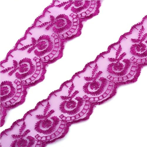 Wisafory 10 Yards Spitzenborte zum Nähen Vintage Spitzenband Spitzenbordüre Zierband Spitzenstoff Spitze Blume Borte Spitzenbesatz Geschenkband für DIY Basteln Hochzeitdeko 4.5cm Dunkellila Wisafory 10 Yards Spitzenborte zum Nähen Vintage Spitzenband Spitzenbordüre Zierband Spitzenstoff Spitze Blume Borte Spitzenbesatz Geschenkband für DIY Basteln Hochzeitdeko 4.5cm Dunkellila von Wisafory