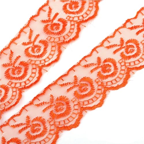 Wisafory 10 Yards Spitzenborte zum Nähen Vintage Spitzenband Spitzenbordüre Zierband Spitzenstoff Spitze Blume Borte Spitzenbesatz Geschenkband für DIY Basteln Hochzeitdeko 4.5cm Orange Wisafory 10 Yards Spitzenborte zum Nähen Vintage Spitzenband Spitzenbordüre Zierband Spitzenstoff Spitze Blume Borte Spitzenbesatz Geschenkband für DIY Basteln Hochzeitdeko 4.5cm Orange von Wisafory