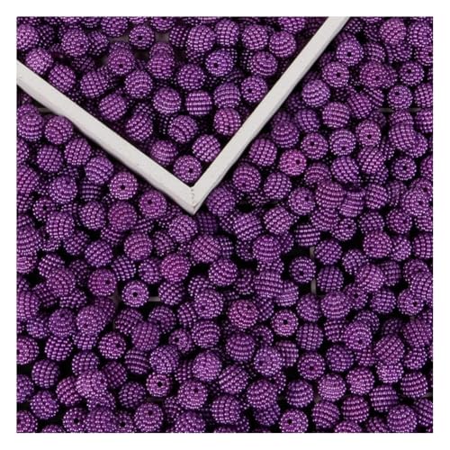Wisafory 100 Stück Kaugummi-Perlen Bunte Runde ABS-Kunststoffperlen Lose Perlen Bayberry-Form Abstandshalterperlen Kunstperlen für DIY Kleidung Nähzubehör Schmuckherstellung Dunkles Lila Wisafory 100 Stück Kaugummi-Perlen Bunte Runde ABS-Kunststoffperlen Lose Perlen Bayberry-Form Abstandshalterperlen Kunstperlen für DIY Kleidung Nähzubehör Schmuckherstellung Dunkles Lila von Wisafory