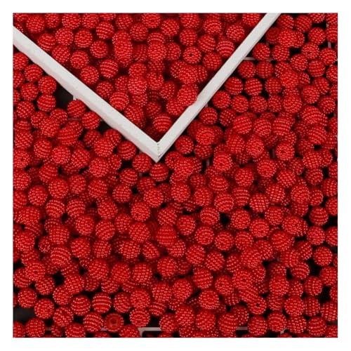 Wisafory 100 Stück Kaugummi-Perlen Bunte Runde ABS-Kunststoffperlen Lose Perlen Bayberry-Form Abstandshalterperlen Kunstperlen für DIY Kleidung Nähzubehör Schmuckherstellung Großes Rot Wisafory 100 Stück Kaugummi-Perlen Bunte Runde ABS-Kunststoffperlen Lose Perlen Bayberry-Form Abstandshalterperlen Kunstperlen für DIY Kleidung Nähzubehör Schmuckherstellung Großes Rot von Wisafory