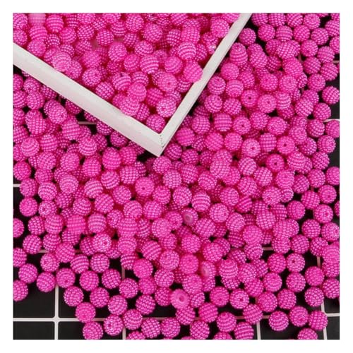 Wisafory 100 Stück Kaugummi-Perlen Bunte Runde ABS-Kunststoffperlen Lose Perlen Bayberry-Form Abstandshalterperlen Kunstperlen für DIY Kleidung Nähzubehör Schmuckherstellung Rosarot Wisafory 100 Stück Kaugummi-Perlen Bunte Runde ABS-Kunststoffperlen Lose Perlen Bayberry-Form Abstandshalterperlen Kunstperlen für DIY Kleidung Nähzubehör Schmuckherstellung Rosarot von Wisafory