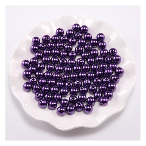 Wisafory 100 Stück Perlen zum Basteln Kunstharzperlen Glasperlen Acryl-Kunststoff-Perlen Bastelperlen Runde Kunststoffperlen mit Loch für Schmuckherstellung Halsketten Armbänder Lila 12mm Wisafory 100 Stück Perlen zum Basteln Kunstharzperlen Glasperlen Acryl-Kunststoff-Perlen Bastelperlen Runde Kunststoffperlen mit Loch für Schmuckherstellung Halsketten Armbänder Lila 12mm von Wisafory