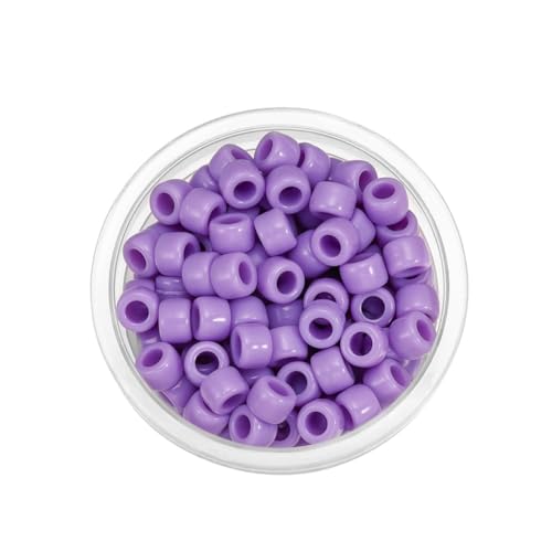 Wisafory 100 Stück Pony-Perlen Perlen zum Auffädeln Spacer Perlen mit Große Loch Acryl Runde Kunstperlen Lose Perlen Glasperlen für Auffädeln Schmuckherstellung Armbänder Basteln DIY Lila Wisafory 100 Stück Pony-Perlen Perlen zum Auffädeln Spacer Perlen mit Große Loch Acryl Runde Kunstperlen Lose Perlen Glasperlen für Auffädeln Schmuckherstellung Armbänder Basteln DIY Lila von Wisafory