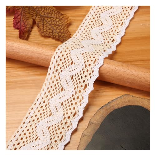 Wisafory 10m Vintage Spitzenband Baumwolle Spitzenborten Dekoband Spitzenbordüre Zierband Spitzenstoff Geschenkband für DIY Nähen Handwerk Hochzeit Deko Tagebuch Scrapbooking Geschenkbox 12#=7cm Wisafory 10m Vintage Spitzenband Baumwolle Spitzenborten Dekoband Spitzenbordüre Zierband Spitzenstoff Geschenkband für DIY Nähen Handwerk Hochzeit Deko Tagebuch Scrapbooking Geschenkbox 12#=7cm von Wisafory