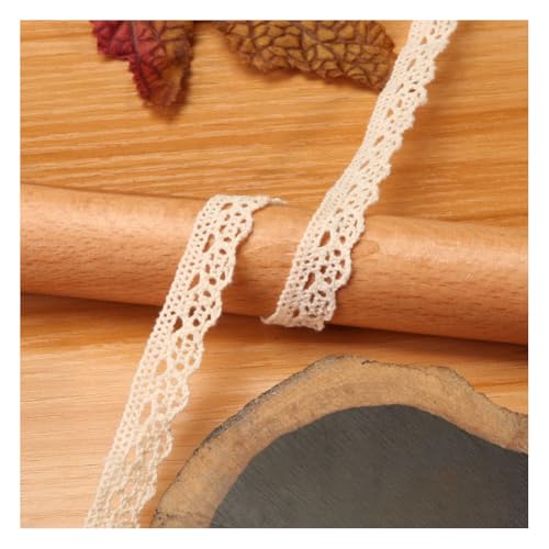 Wisafory 10m Vintage Spitzenband Baumwolle Spitzenborten Dekoband Spitzenbordüre Zierband Spitzenstoff Geschenkband für DIY Nähen Handwerk Hochzeit Deko Tagebuch Scrapbooking Geschenkbox 13#=1.3cm Wisafory 10m Vintage Spitzenband Baumwolle Spitzenborten Dekoband Spitzenbordüre Zierband Spitzenstoff Geschenkband für DIY Nähen Handwerk Hochzeit Deko Tagebuch Scrapbooking Geschenkbox 13#=1.3cm von Wisafory